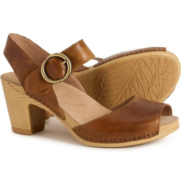 NWT! Dansko Tamra - Leather Sandals for Women, Tan Size 39 (US 9)New without Box - Picture 2 of 6